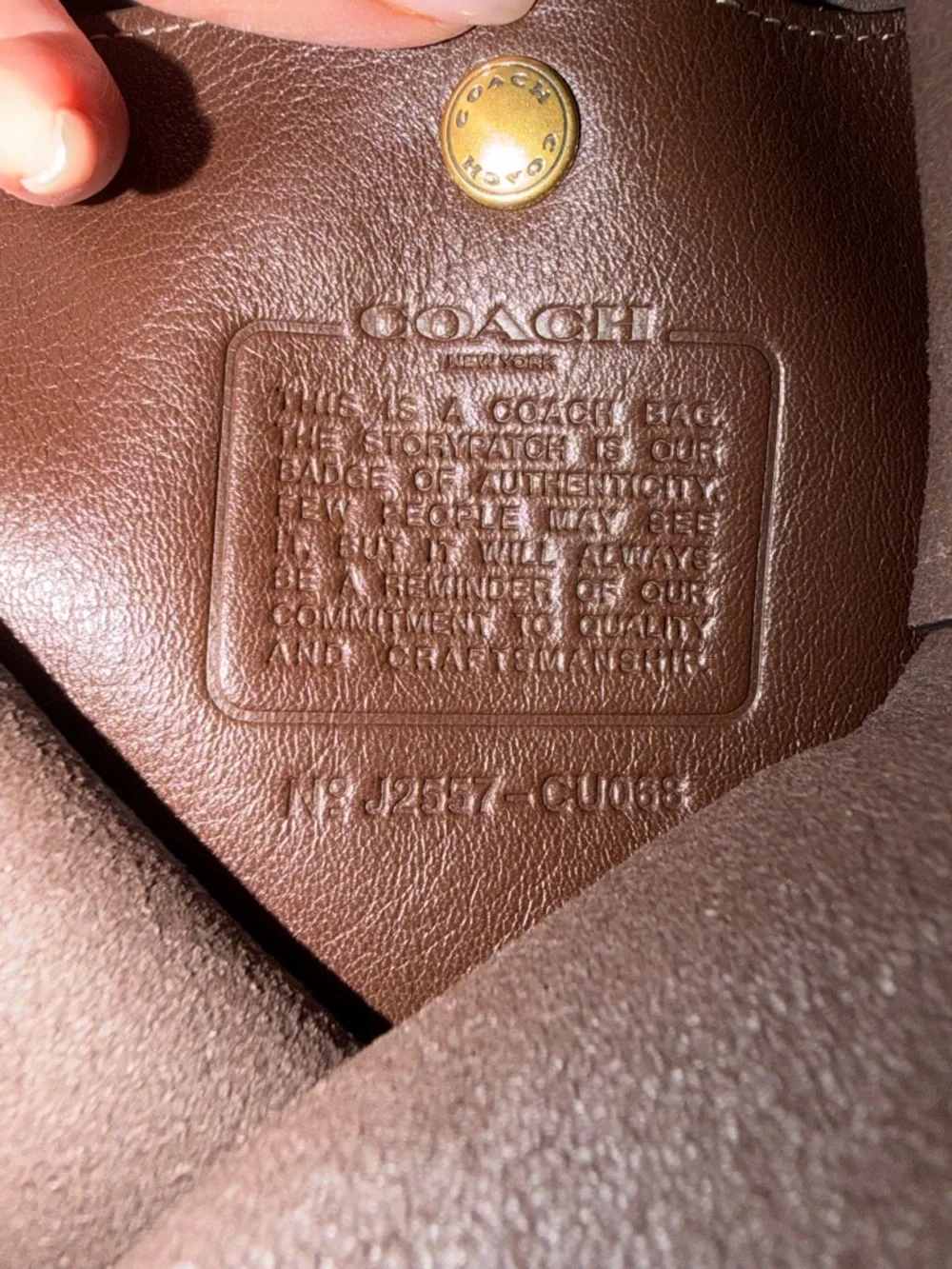 Authentic Coach Maple Brooklyn 28 Shoulder Bag - Picture 10 of 11